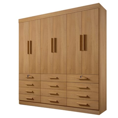 Guarda Roupa Mônaco 6 Portas 12 Gavetas - Image 6